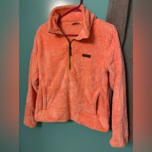 Columbia Fireside quarter zip Sherpa fleece - peach/salmon color